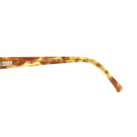 Prada VPR 19L 4BW-1O1 Tortoise Brown Eyeglasses Frames 52-16 135 Italy Designer - Picture 9 of 12